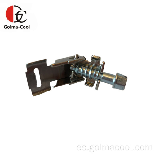 Abrazadera de metal galvanizado resistente para conductos de liberación rápida